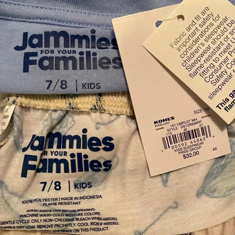 JAMMIES for Your Families Girls Camping  Pajama 2 Piece Set